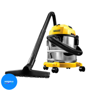 Aspirador de Pó e Água 3 em 1 Kärcher com Filtro HEPA 1700W WDL 1S Amarelo
