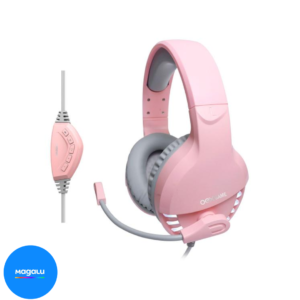 Headset Gamer OEX Game PC 7.1 Canais - USB HS414 Pink Fox