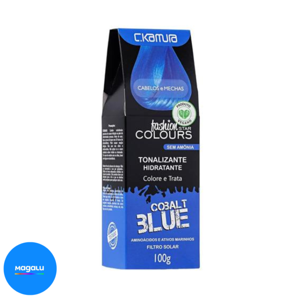 Tonalizante C.Kamura Color Intense Cobalt Blue Banho De Brilho 100g