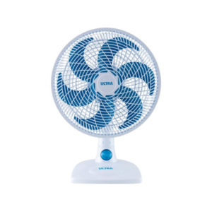 Ventilador de Mesa Ultra V-UT-30-01 30cm 6 Pás 3 Velocidades Branco e Azul