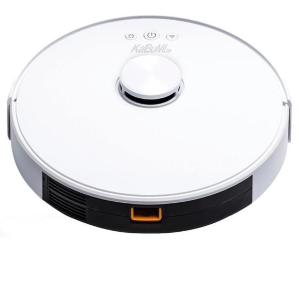 Robô Aspirador e Passa Pano KABUM! smart 700 - 5 Modos de Limpeza, Mapeamento a Laser 3D, Base de Carregamento, Branco - KBSF006