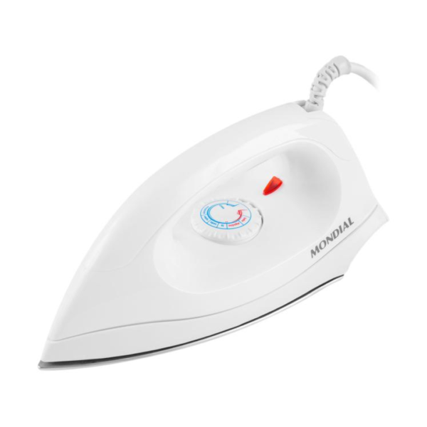 Ferro de Passar Roupa a Seco Mondial FSN-55-B - Branco