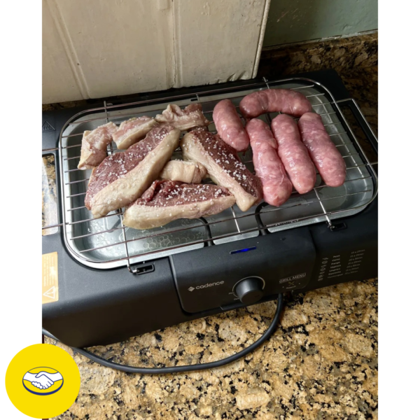 Churrasqueira Elétrica Grill Menu Grl810 Preta Cadence