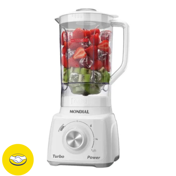 Liquidificador Turbo Power Mondial 550W L-99 WG