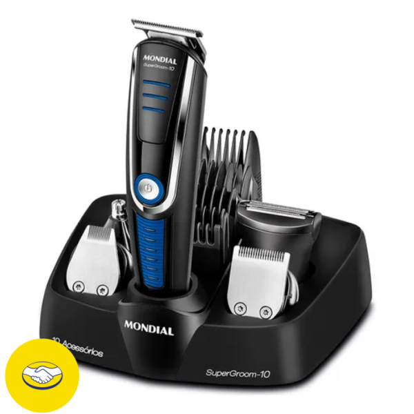 Aparador De Pelos Super Groom 10 Mondial 6W Bivolt BG-03