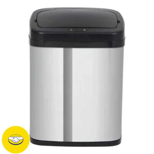 Lixeira Automática Aço Sensor 20 Litros 38x32x24cm - Inox