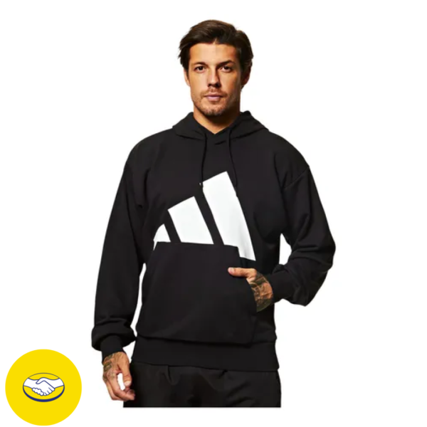 Moletom Masculino Essentials Big Logo Capuz adidas