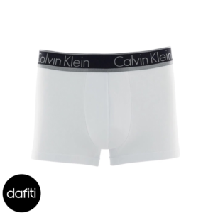 Cueca Calvin Klein Trunk Modal Prata Branca C10.03 BR02 1UN