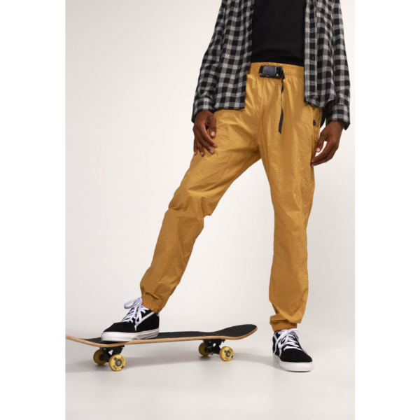 Calça Ride Skateboard Jogger Fivela Bege