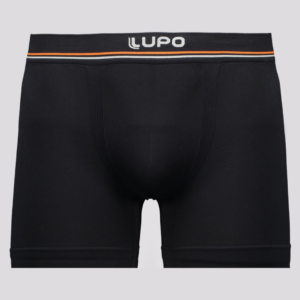 Cueca Boxer Lupo Microfibra Seamless Preta