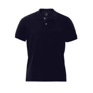 Camisa Polo Basica Ogochi Slim Fit Azul Marinho
