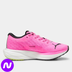 Tênis Puma Deviate Nitro 2 Feminino - Rosa+Branco
