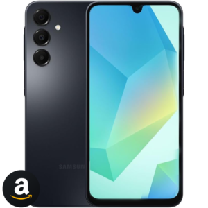 Samsung Celular Galaxy A16, 256GB + 8GB RAM, Câmera de até 50MP, Tela 6.7", NFC, IP54, Bateria 5000 mAh (Preto)