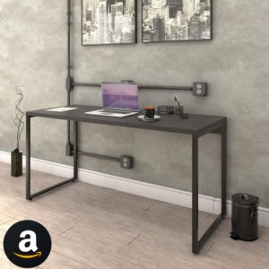 Escrivaninha Trevalla Kuadra Me150-E10 Industrial 150cm Preto Onix