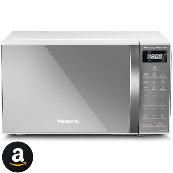 Panasonic Micro-ondas 21L Branco Espelhado 220v NN-ST27LWRU