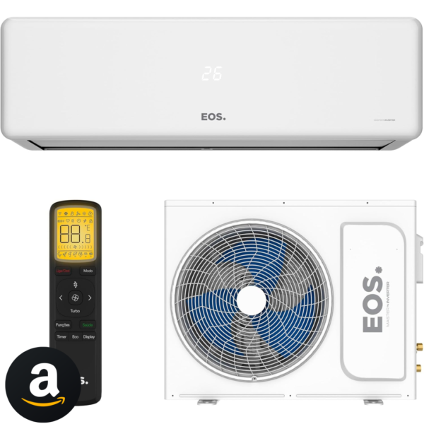 Ar-Condicionado Split Inverter 12000 BTUs EOS Master Inverter High Wall Quente e Frio EASM12001IQI/EASM12001IQE 220V