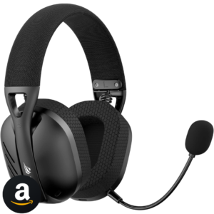 Havit Fone de Ouvido Headset Gamer Fuxi-H3 Black Com Fio e Sem Fio, Wireless 2,4GHz, Bluetooth, Cabo USB-C
