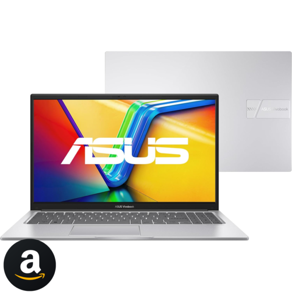 Notebook ASUS Vivobook 15, Intel Core i5 1235U, 8 GB, 256 GB SSD, W11 Home, Tela 15,6" FHD, Cool Silver - X1504ZA-NJ985W