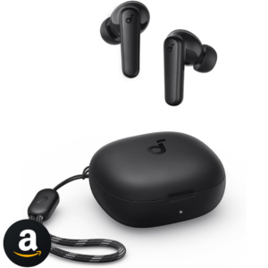 soundcore P20i da Anker Fone de Ouvido Sem Fio, Drivers de 10mm, Graves Potentes, Bluetooth 5.3, 30H de Bateria, Resistência à Água, 2 Microfones IA, App Personalizável