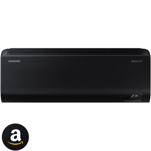 Ar-condicionado Split Inverter Samsung WindFree Black Edition Sem Vento 12.000 BTUs Quente e Frio AR12CSECABTNAZ 220V