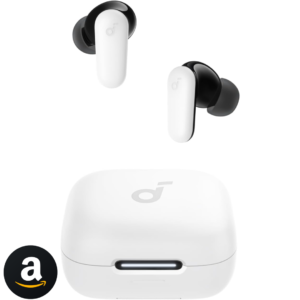soundcore P30i by Anker, Fones de Ouvido com Cancelamento de Ruído, Graves Poderosos, 45H de Reprodução, Estojo 2-em-1 com Suporte para Celular, IP54, Bluetooth 5.4, Fones Sem Fio