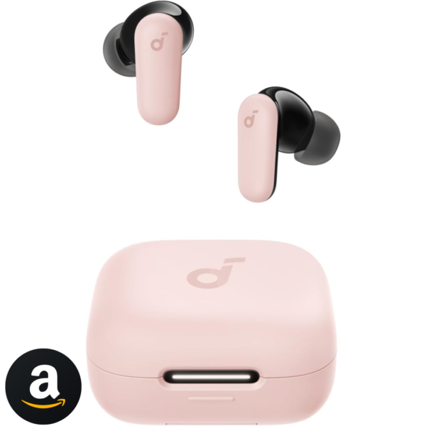 soundcore P30i by Anker, Fones de Ouvido com Cancelamento de Ruído, Graves Poderosos, 45H de Reprodução, Estojo 2-em-1 com Suporte para Celular, IP54, Bluetooth 5.4, Fones Sem Fio
