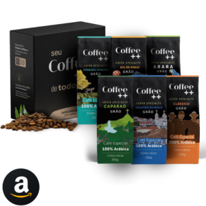 Kit 6 Pacotes Café Especial em Grãos Coffee Mais Variedades