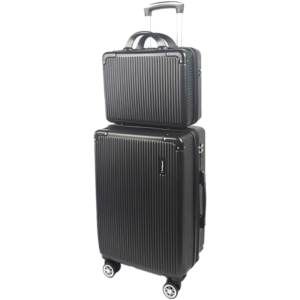 Mala de Bordo 10kg com Frasqueira Bagagem de Mão Expansivel Aprovada ANAC com 4 Rodas duplas 360° Cadeado AntiFurto TSA Mala de Viagem Alça Lateral com Divisória, Leve Resistente, Bolso Para Notebook