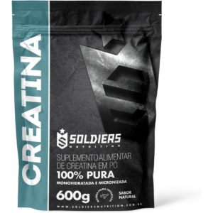 Creatina Monohidratada 600g - 100% Pura Importada - Soldiers Nutrition