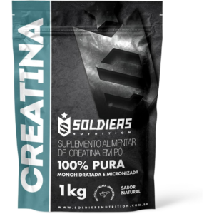 Creatina Monohidratada 1Kg - 100% Pura Importada - Soldiers Nutrition