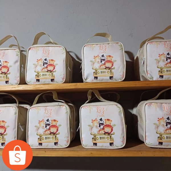Bolsinha Personalizada quadrada Tamanhos 15x15 e 20x20