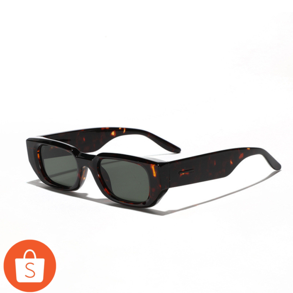 Novo estilo quadrado High-End óculos europeu americano Retro pequeno quadro óculos de sol feminino único All-Ma