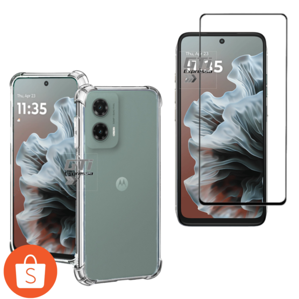 Capa Película Ou Kit Para Motorola Moto G35