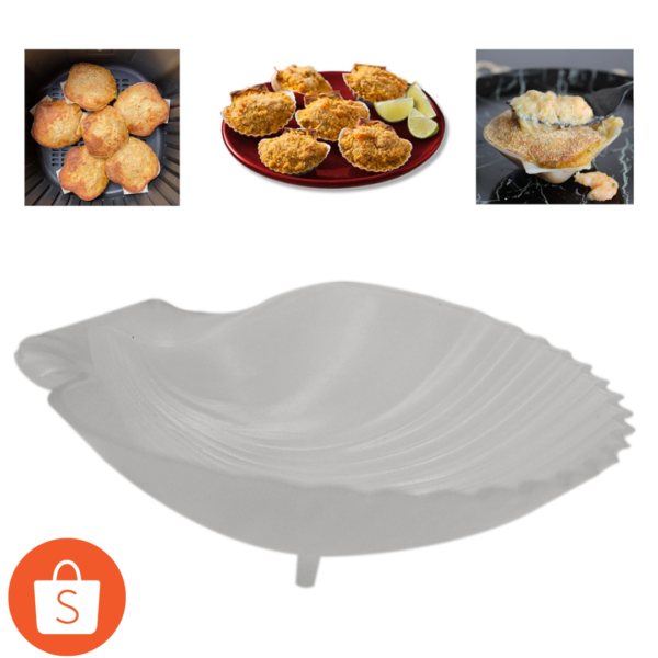 Casquinhas De Siri Formato Vieira Forno E Microondas - 50 Un