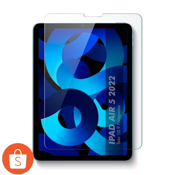 Pelicula de Vidro Ipad Air 5 5ª Geração 2022 10.9 Polegadas Touch Tablet