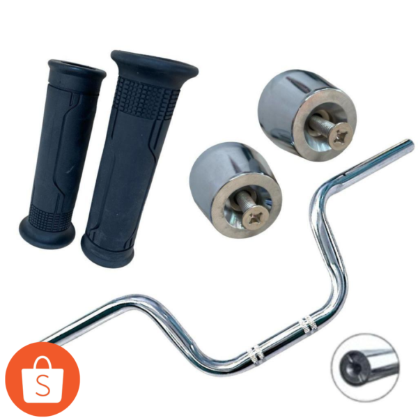 Kit Peso Pcx C/ Manopla Vazada + Guidão Titan 150 160 Cargo 160 2016 Até 2022