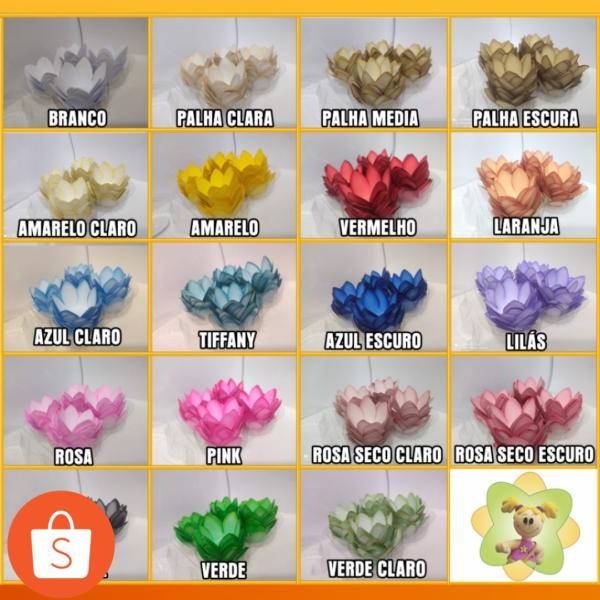 Kit 400 Forminhas Para Doces - Lírio