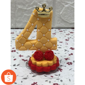 Vela Personalizada e Biscuit Tema Bela e a fera
