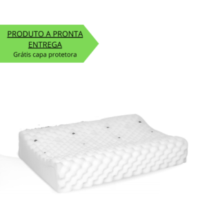 Travesseiro CERVICAL Ortopedico Pillow MAGNETICO com Infravermelho Terapêutico Espuma TNT