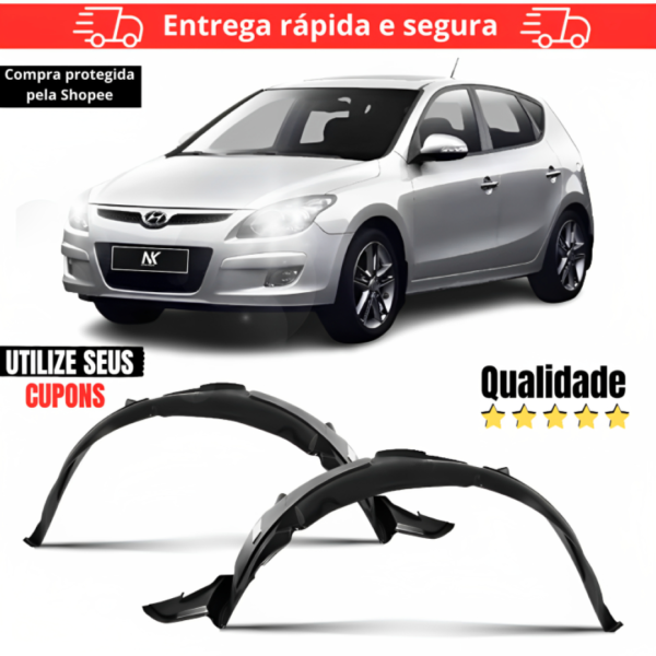 Parabarro Dianteiro Hyundai I30 2009 2010 2011 2012 2013 Novo Asa Urubu Casca de Ovo Bate Pedra