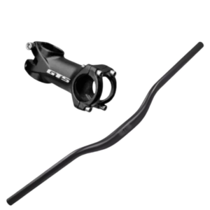Guidão Gts 31.8mm 700mm + Mesa Gts 80mm 31.8mm Aluminio para bike bicicleta aro 26 29 mtb