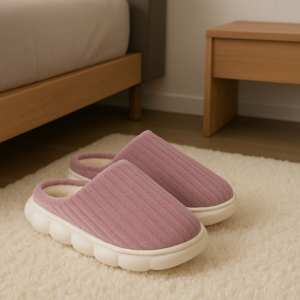 Pantufa Feminina Nuvem Confortável Forrada Em Lã Quentinha