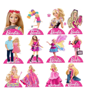 10 displays de festa de mdf da BARBIE