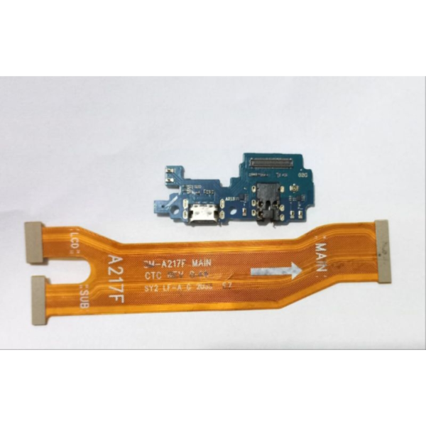 kit flex LCD + placa de carga para galaxy A21s A217 turbo