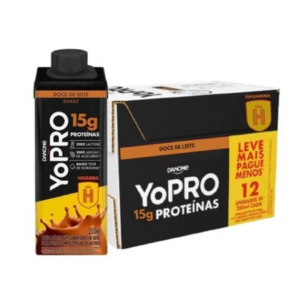 KIT 12 YoPRO Bebida Doce de Leite Havanna 15g De Proteínas 250ml