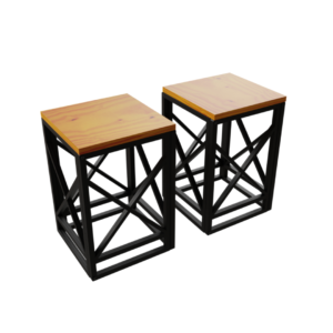 KIT com 02 de Bancos Versáteis Ideais para Decoração e Uso Diário