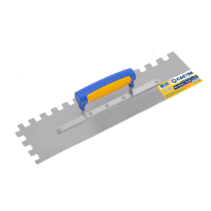Desempenadeira de Aço Dente 12MM 10X40CM - Castor