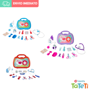 Kit Maleta Médica Brinquedo Infantil Meu Consultório