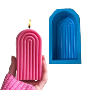 Molde de Silicone - Vela Arco Iris