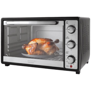 Forno Elétrico de Bancada Mondial Multifuncional 36L Preto e Prata 52L Grand Family II FRN-52-B